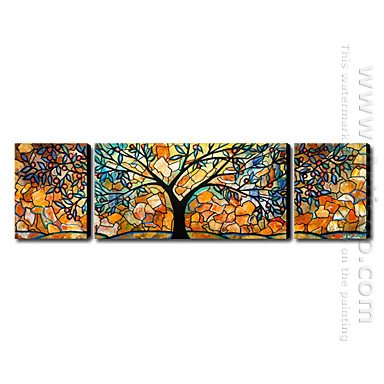 Hand-painted Oil Painting Landscape Landscape - Set of 3