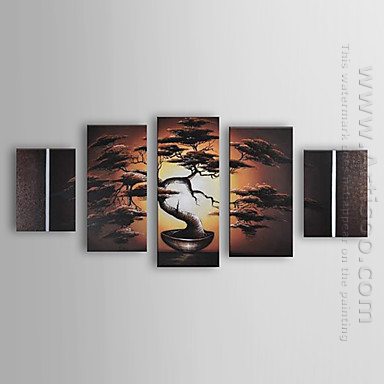 Hand Painted Oil Painting Landscape - Set of 5 1211-LS0231 
