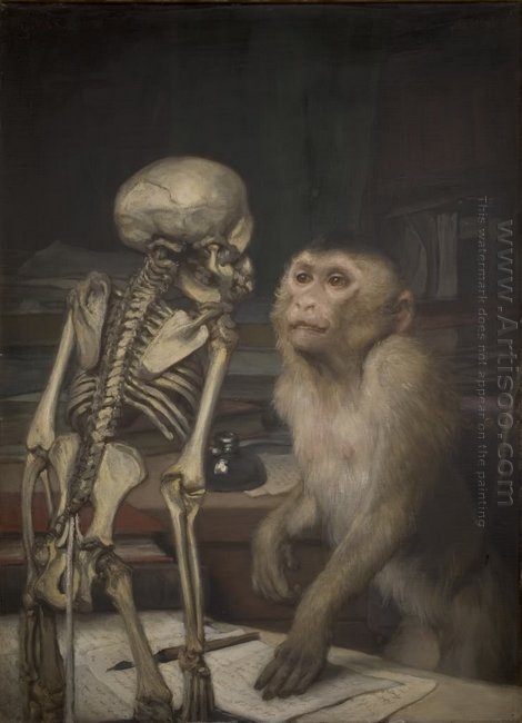 Scimmia prima scheletro