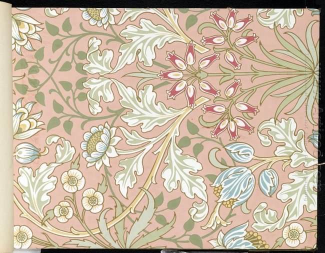 Wallpaper - Hyacinth, pattern #480