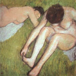 Pitture ad olio di Figure nude